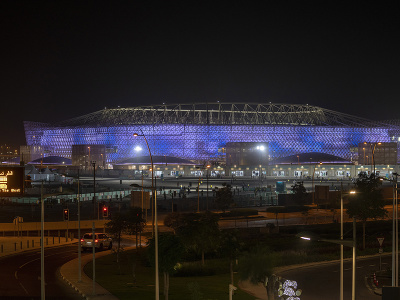 Na snímke futbalový štadión Ar-Rajján v katarskom meste Dauha 
