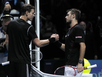 ATP World Tour Finals odštartovalo súbojom Stanislasa Wawrinku s Tomášom Berdychom