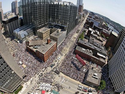 Stanley cup, oslavy, pittsburgh