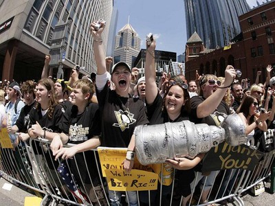 Stanley cup, oslavy, pittsburgh