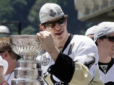 Stanley cup, oslavy, pittsburgh, Malkin, Fleury