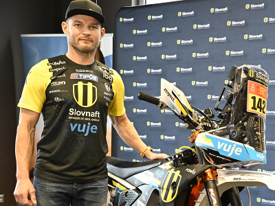 Na snímke slovenský motocyklový