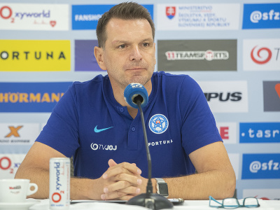 Tréner slovenskej futbalovej reprezentácie Štefan Tarkovič