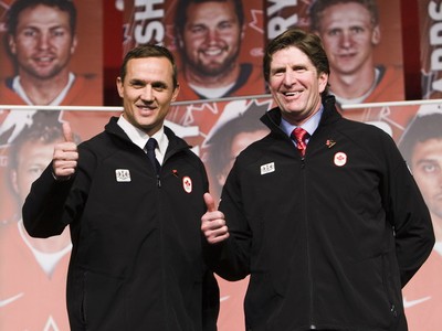 Vedenie tímu Kanady: Steve Yzerman a Mike Babcock