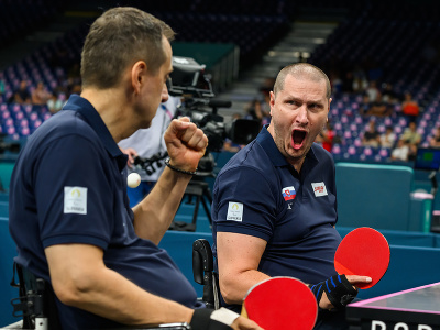 Na snímke slovenskí reprezentanti