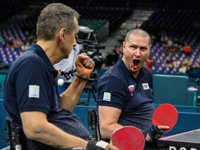 Na snímke slovenskí reprezentanti
