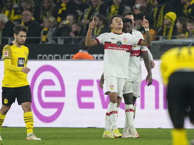 Momentka zo zápasu  Borussia Dortmund - Stuttgart