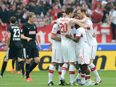 Gólové oslavy futbalistov Stuttgartu