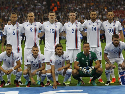 Tím Islandu pred súbojom s Francúzskom