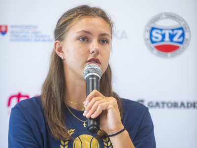 Tlačová konferencia s Renátou Jamrichovou, juniorskou grandslamovou víťazkou vo štvorhre na Roland Garros 2024