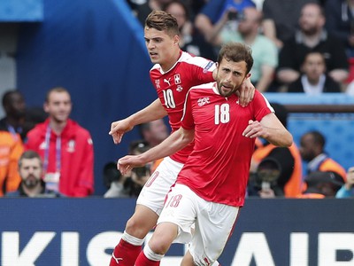 Švajčiarsko sa raduje z vyrovnávajúceho gólu