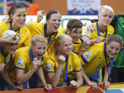 Švédky s bronzovými medailami