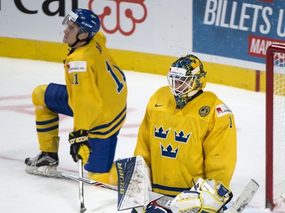 Felix Sandström v bráne
