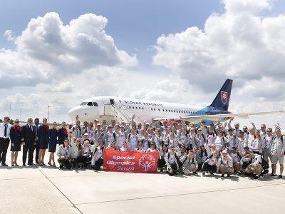 Odchod slovenskej výpravy športovcov na Svetové hry Špecialných olympiád v Berlíne