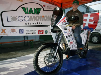 Štefan Svitko na svojej motorke