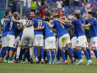 Radosť talianskych futbalistov