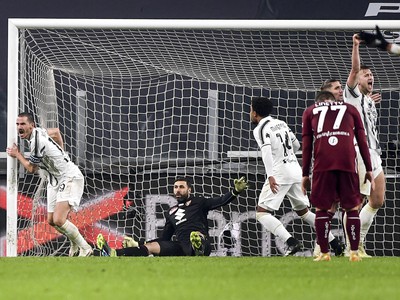 Leonardo Bonucci a jeho gólová radosť 