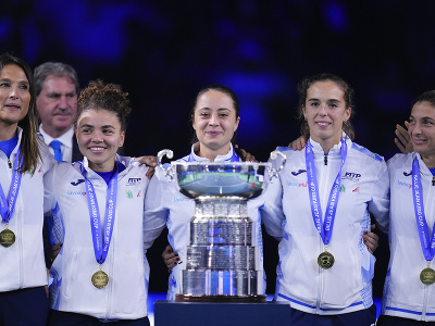 Talianske tenistky zdolali Slovensko a získali Pohár Billie Jean Kingovej