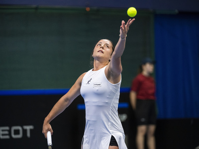 Na snímke talianska tenistka Elisabetta Cocciarettová
