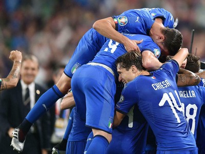Oslavy talianskych futbalistov