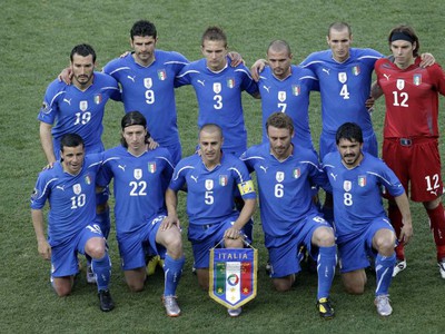 Taliansky tím pred zápaso so Slovenskom