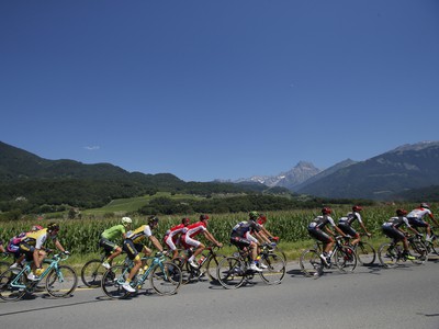 Momentka zo 17. etapy na Tour de France