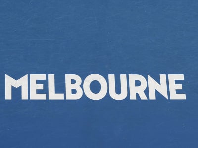 Tenisový kurt v Melbourne