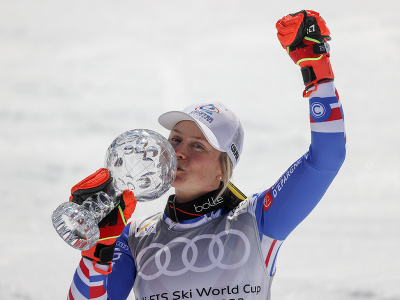 Tessa Worleyová získala malý glóbus za obrovský slalom