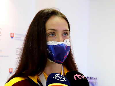 Na snímke majsterka sveta v thajskom boxe Monika Chochlíková
