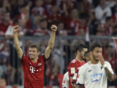 Thomas Müller a jeho gólová radosť