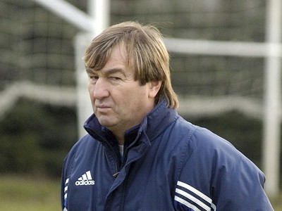 Na snímke tréner Tibor Meszlényi