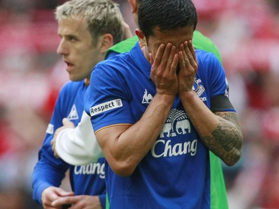 Smutný Tim Cahill