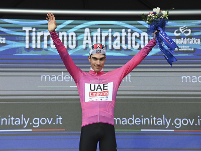 Španiel Juan Ayuso Pesquera po 2. etape pretekov Tirreno - Adriatico