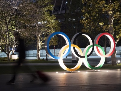 Olympijské kruhy v Tokiu