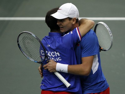 Tomáš Berdych a Radek Štěpánek