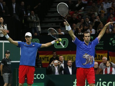 Tomáš Berdych a Radek Štěpánek
