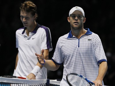 Tomáš Berdych a Andy Roddick