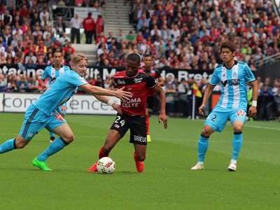 Tomáš Hubočan s Olympique Marseille proti Guingampu neuspel