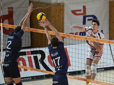 Na snímke sprava Robert Pijáček (Prešov), Andrej Billich a Tomáš Kriško (obaja Bratislava)