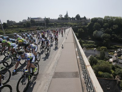 Pohľad na pelotón 10. etapy Tour de France