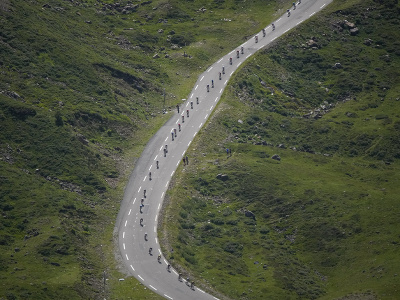 Cyklisti počas 18. etapy Tour de France