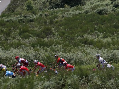 Cyklisti počas 19. etapy Tour de France
