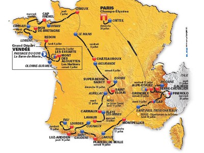 Etapový plán Tour de