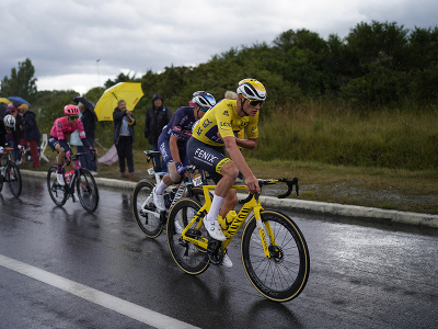  Mathieu Van Der Poel počas 3. etapy Tour de France