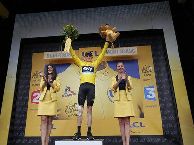 Chris Froome na Tour de France spadol 