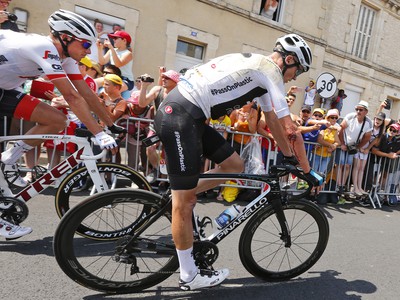 Chris Froome v cieli prvej etapy Tour de France