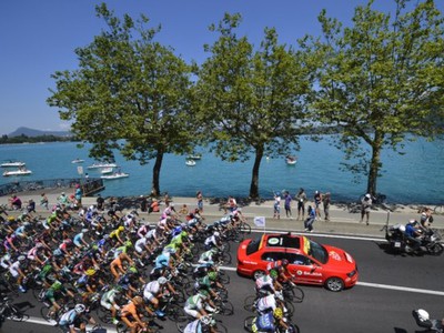 Pohľad na pelotón 20. etapy Tour de France
