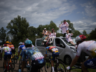 Fanúšikovia počas 19. etapy Tour de France