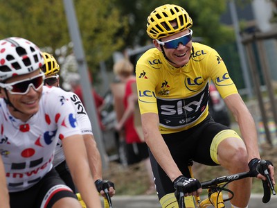 Chris Froome a Warren Barguil