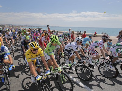 Pelotón piatej etapy TdF